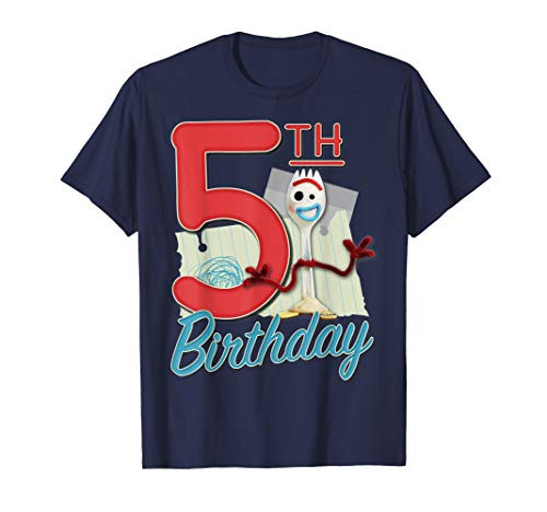 Disney Pixar Toy Story 4 Forky 5th Birthday T-Shirt