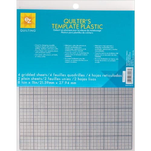 Simplicity Creative Group, Inc EZ Quilting 882670027 Quilter's Template Plastic Assortment, 6-Piece