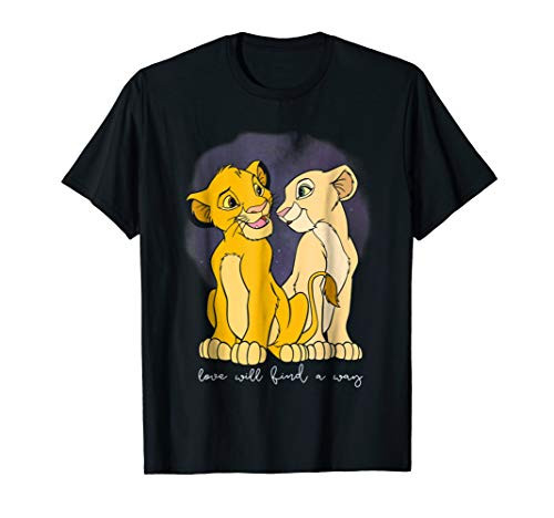 Disney Lion King Simba Nala Love Valentine s Graphic T-Shirt