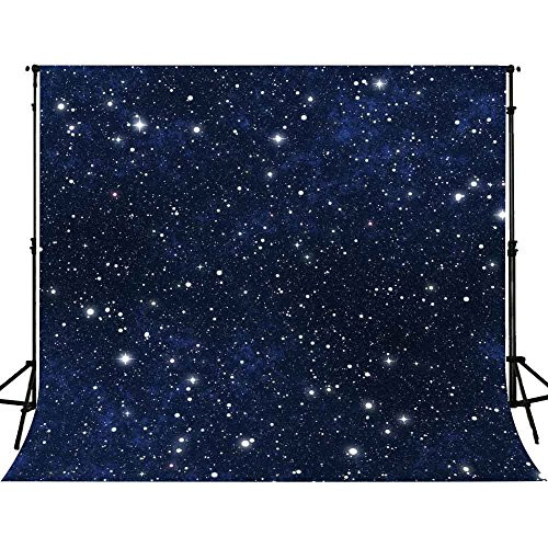 FUERMOR 10x10ft Night Starry Sky Photo Backdrop Studio Props Stars Background GEFU639