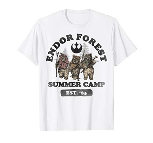 Star Wars Endor Forest Summer Camp Graphic T-Shirt Z1