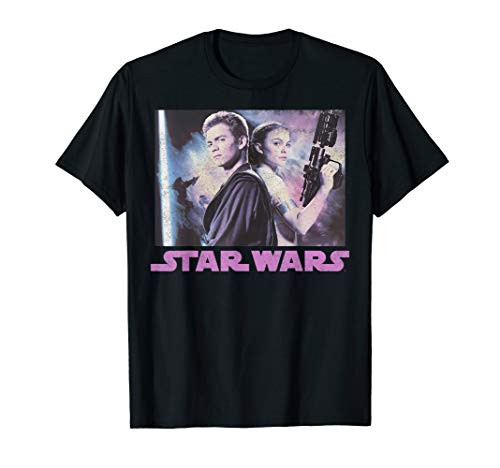 Star Wars Padme  and  Anakin Portrait T-Shirt