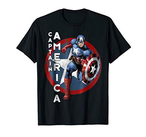 Marvel Captain America Avengers Step Graphic T-Shirt