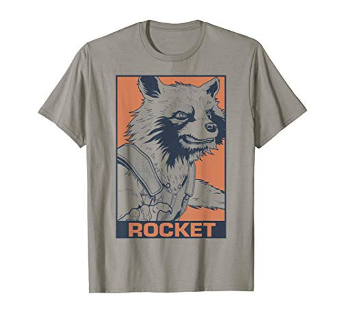 Marvel Avengers Endgame Rocket Pop Art Graphic T-Shirt