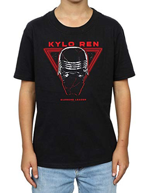 Star Wars Boys The Rise of Skywalker Supreme Leader Kylo Ren T-Shirt Black 5-6 Years
