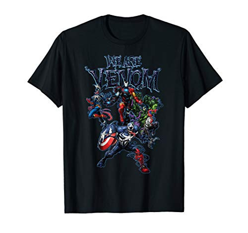 Marvel Spider-Man Maximum Venom Group Shot We Are Venom T-Shirt