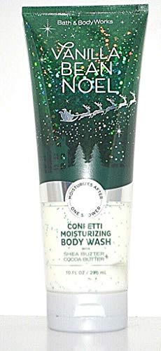 Bath and body works VANILLA BEAN NOEL confetti Moisturizing Body Wash
