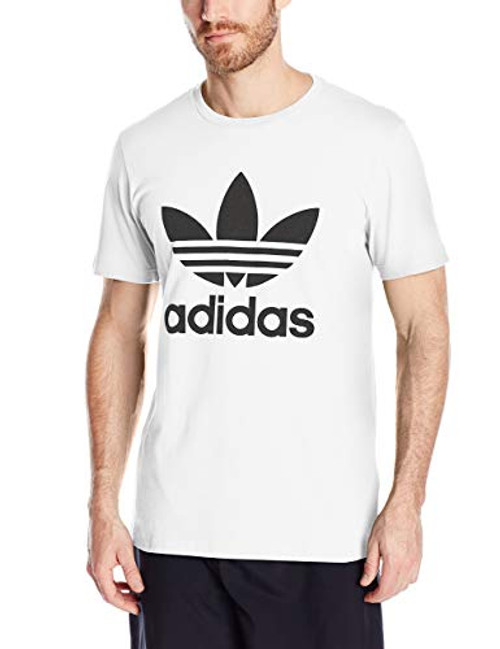 adidas Originals Men s Trefoil Tee Large White