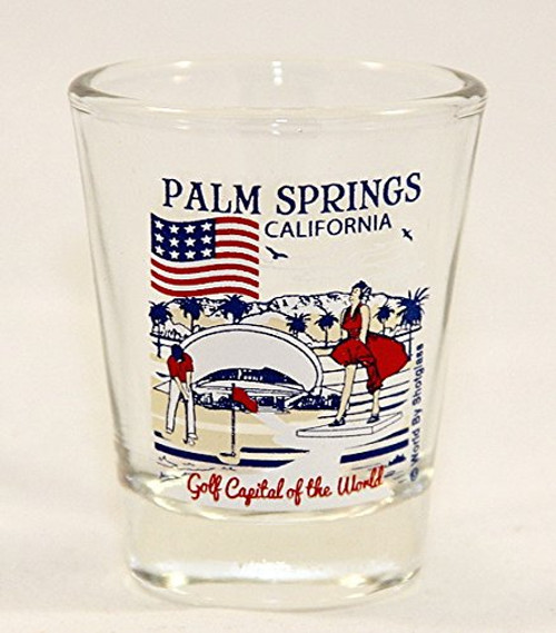 Palm Springs California Great American Cities Collection Shot Glass Palm Springs California Great American Cities Collection Shot Glass