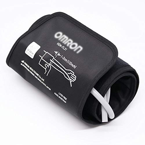 for OMRON Blood Pressure Monitor Cuff HEM-FL31 Cuff 3.5.7.10 Series D-Ring Cuff 9-17 inch Replacement for Omron Upper Arm Blood Pressure Monitor -3 Dedicated interfaces Cuff  Black