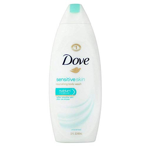 Dove Body Wash Sensitive Skin Unscented 22 Ounce  650ml   2 Pack