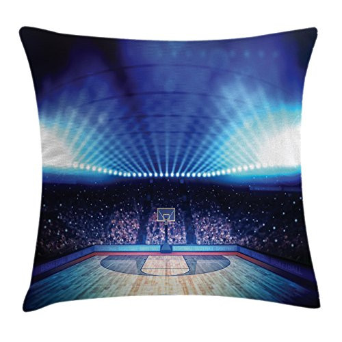 Ambesonne Basketball Throw Pillow Cushion Cover Basketball Arena Court with Fans and Competition Theme Game Excitement Print Decorative Square Accent Pillow Case 20 inch X 20 inch Navy Black Ambesonne Basketball Throw Pillow Cushion Cover Basketball Arena Court with Fans and Competition Theme Game Excitement Print Decorative Square Accent Pillow Case 20 inch X 20 inch Navy Black