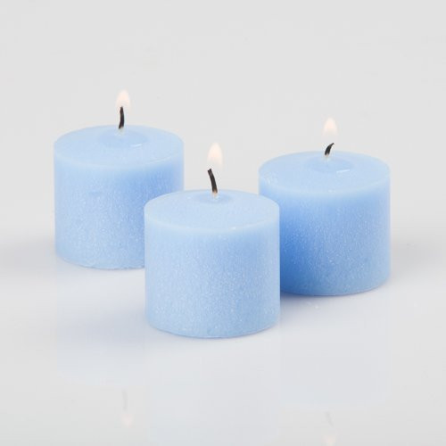 Richland Votive Candles Blue Ocean Breeze Scented 10 Hour Burn Set of 72