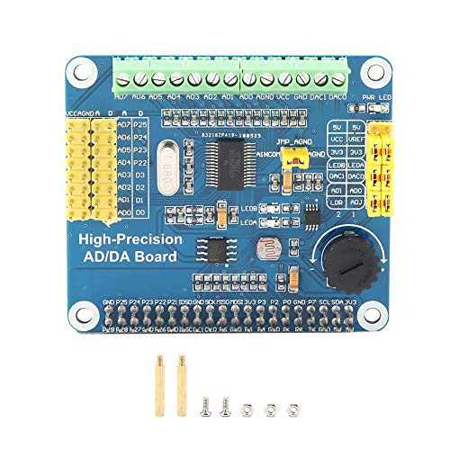 High Precision Expansion Board for Raspberry Pi AD DA Expansion Board for Raspberry Pi A plus B plus 2B 3B 3B plus