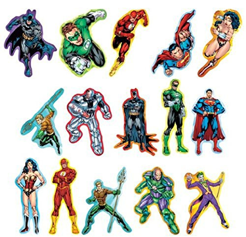 DC Comics Justice League Jumbo Stickers Set of 15