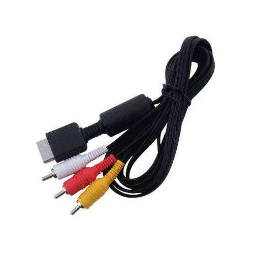 OSTENT AV Audio Video Cable Cord Compatible for Sony PS1 PS2 PS3 System Console