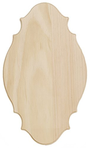 Walnut Hollow Pine French Provincial Signboard, 6 by 10 by 0.63-Inch