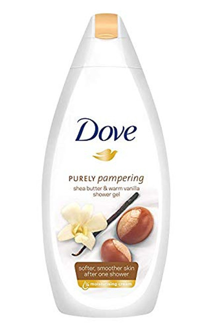 Dove Purely Pampering Shea Butter with Warm Vanilla Body Wash Shower Gel Pack of 6 16.9 Fl. Oz 500 ml Each Dove Purely Pampering Shea Butter with Warm Vanilla Body Wash Shower Gel Pack of 6 16.9 Fl. Oz 500 ml Each
