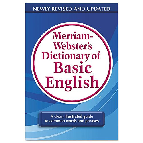 Merriam-Webster 7319 Dictionary of Basic English Paperback 800 Pages