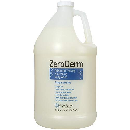 Ginger Lily Farms Botanicals ZeroDerm Advanced Therapy Nourishing Body Wash 100 percent Vegan and Cruelty-Free Fragrance Free 1 Gallon 128 Fl Oz Refill Ginger Lily Farms Botanicals ZeroDerm Advanced Therapy Nourishing Body Wash 100 percent Vegan and Cruelty-Free Fragrance Free 1 Gallon 128 Fl Oz Refill