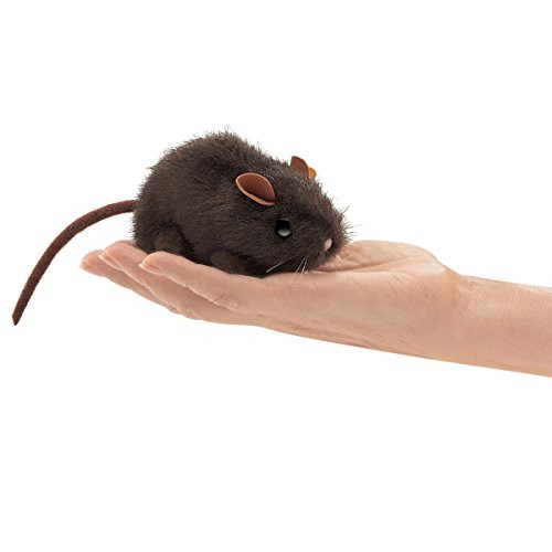 Folkmanis Mini Brown Mouse Finger Puppet