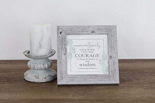 Summer Snow God Grant Me The Serenity Prayer Courage Gift Framed Decor Art Picture Sign