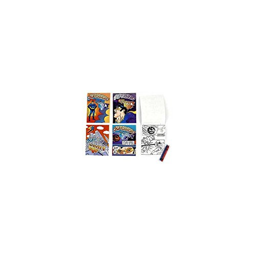 Fun Express Super Hero Activity Books with Crayons (12 per Unit)