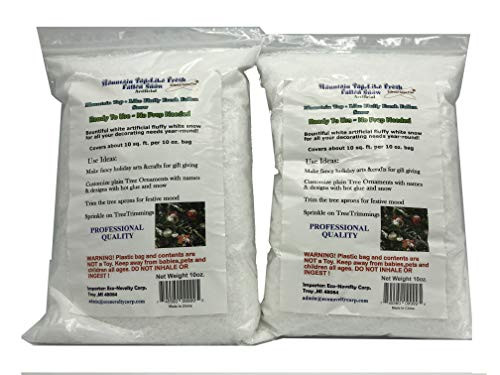 Artificial Snow Scatter Flakes Ready to Use-No Prep Needed  Mountain Top-Like Fluffy Fallen Snow  Tm   2