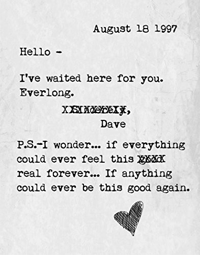 FOO FIGHTERS Dave Grohl Inspired Poster Print   Typography   11 x 14