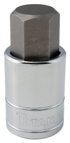 Titan Tools 15666 3/4" 1/2" Drive Hex Bit Socket