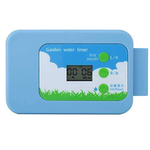 CHICIRIS Irrigation Timer LCD Automatic Garden Irrigation Timer Hose Faucet Timer Irrigation Sprinkler Timer Automatic Watering System Garden Yard Lawn Irrigation Watering Plant System
