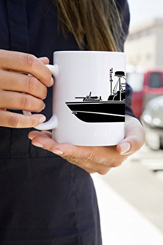 KillerBeeMoto  11 Oz Vietnam Era PBR River Patrol Boat Coffee Mug