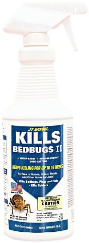 ... J.T. Eaton Kills Bed Bugs Ii Insecticide Spray Multiple Insects Water-Based Deltamethrin 1 Qt