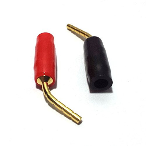 CESS-bn16 Banana Pin Plug Open Screw Type Cable Connector - 8 PACK