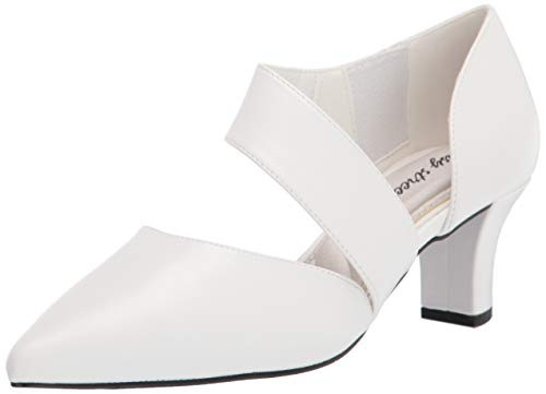 Easy Street womens Pump White 11 Wide US