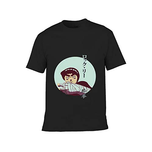 Rock Lee - Drunken Fist Naruto Cotton Children s Comfortable Cartoon Anime Printing t-shirtL