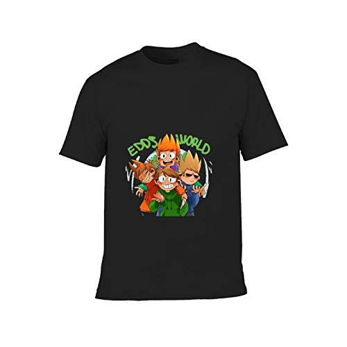 GAMSJIM Edds-World Cotton Children s Comfortable Cartoon Anime Printing t-shirtL