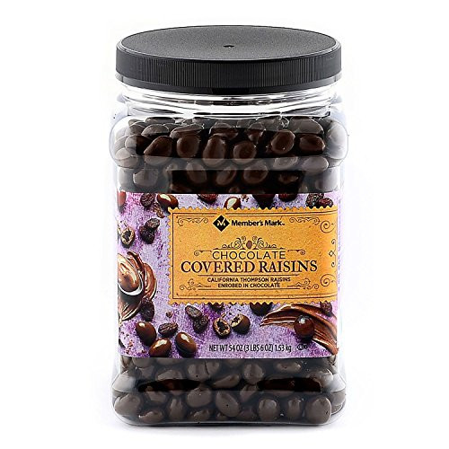 Chocolate Covered Raisins 54 OZ-Members Mark