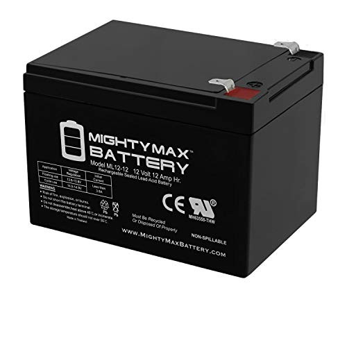 Mighty Max Battery ML12-12 - 12V 12AH F2 SLA AGM DEEP-Cycle Rechargeable Battery Brand Product