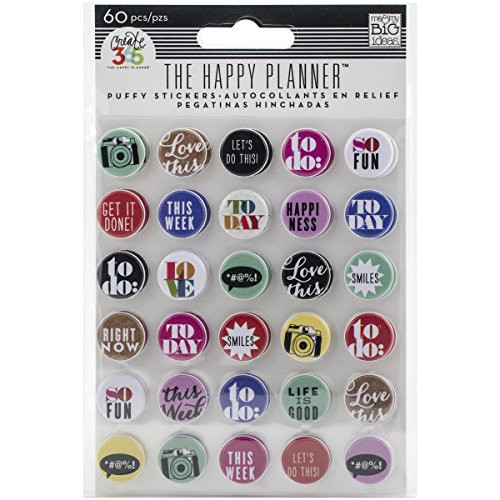 Me & My Big Ideas Create 365 The Happy Planner to Do Puffy Stickers
