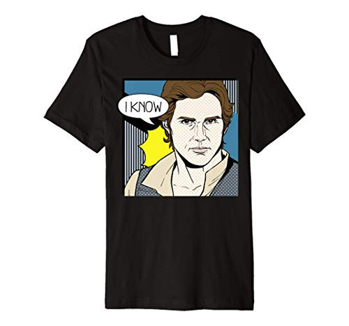 Star Wars Han Solo I Know Pop Art Couples Premium T-Shirt