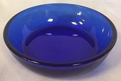 Plain  and  Simple Pattern - Multi Size Bowls - Cobalt Blue Glass - Mosser Glass - USA  Medium