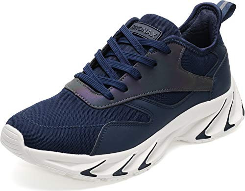 BRONAX Men s Casual Tennis Running Sneakers Size 12 Walking Shoes for Gym Sport Fitness Workout Athletic Lightweight Zapatillas de Tenis para Hombre for Male Azul Blue 47