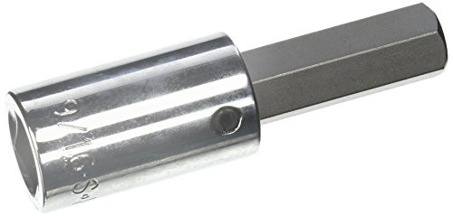 SK Hand Tool 41218 Drive Hex 9/16-Inch Bit Socket, 1/2-Inch, Chrome