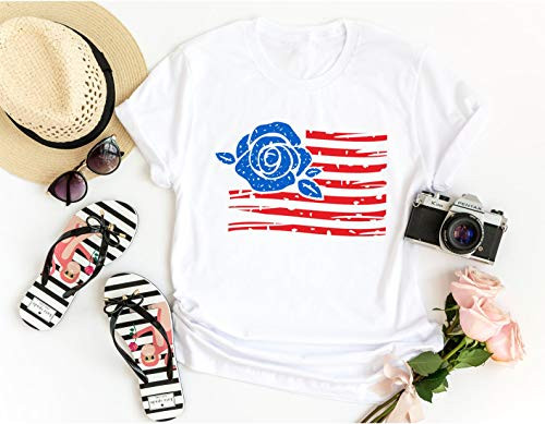 American Flag Blue Rose USA Shirt 4th of July Shirt Patriotic Shirt 4th of July Shirt 4th of July Top 4th of July Usa Shirt America Shirt American Flag Blue Rose USA Shirt 4th of July Shirt Patriotic Shirt 4th of July Shirt 4th of July Top 4th of July Usa Shirt America Shirt