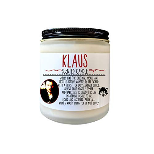 Vampire Diaries Klaus Mikaelson Vampires Fangirl Mystic Falls The Vampire Diaries Gift Scented Candle Fandom Candle Bookish Candle
