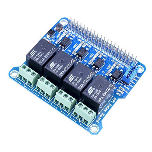 Zcargel Relay Module Relay Module Board Extension Board Card Compatible for Raspberry Pi A  plus   B  plus   2 B   3B