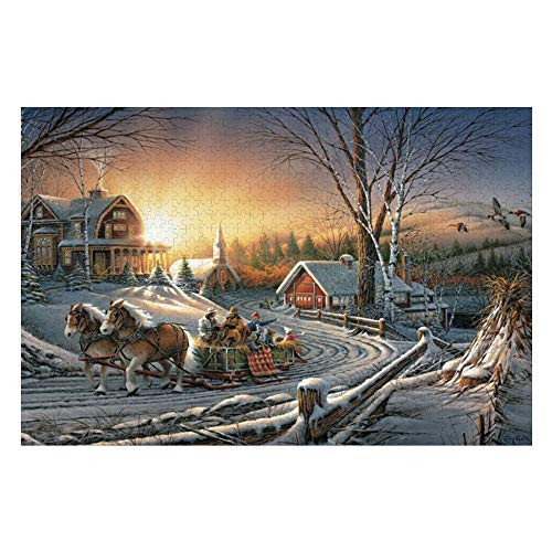 Promini Terry Redlin The Pleasures of Winter Wooden 1000 Pieces Jigsaw Puzzles Daily Jigsaw Puzzle Games for Adults and Kids Promini Terry Redlin The Pleasures of Winter Wooden 1000 Pieces Jigsaw Puzzles Daily Jigsaw Puzzle Games for Adults and Kids