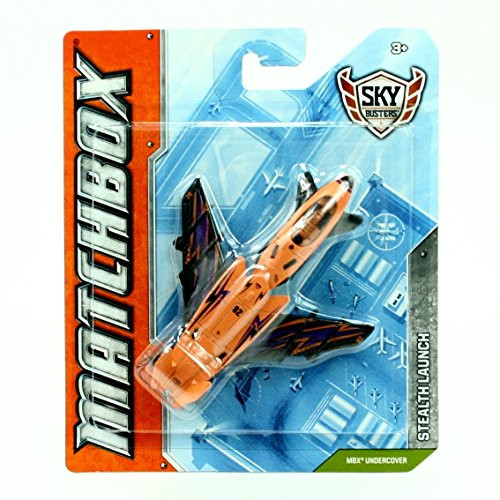 Matchbox Stealth Launch MBX Undercover Die-Cast 2012 Sky Busters Series Airplane