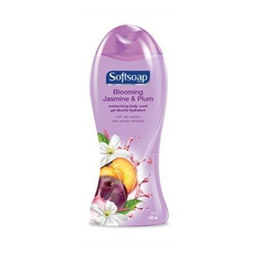 3 bottles of Softsoap Moisturizing Body Wash Blooming Jasmine and Plum 18 fl oz ea 3 bottles of Softsoap Moisturizing Body Wash Blooming Jasmine and Plum 18 fl oz ea